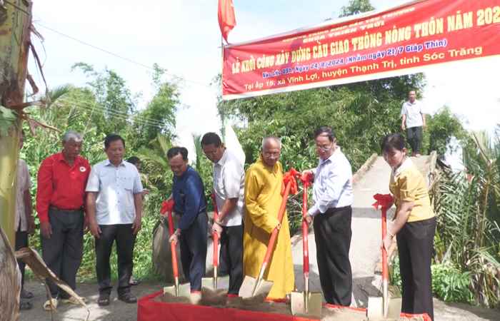 Thạnh Trị: Đưa vào sử dụng 3 cây cầu nông thôn